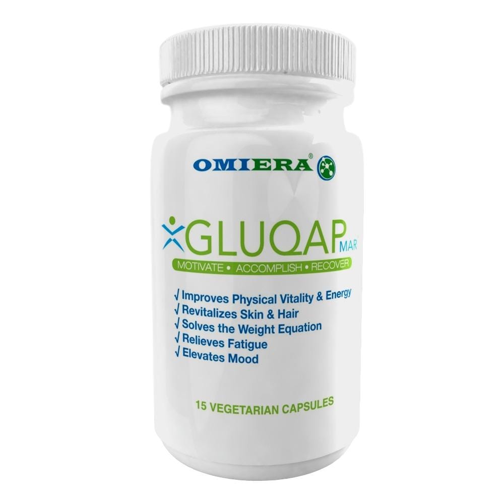 OMIERA LABS 15 capsules Omiera Labs Gluqap Anti-Aging Super Antioxidant Glutathione Supplement to Help Support Immune, Energy, and Brain Function