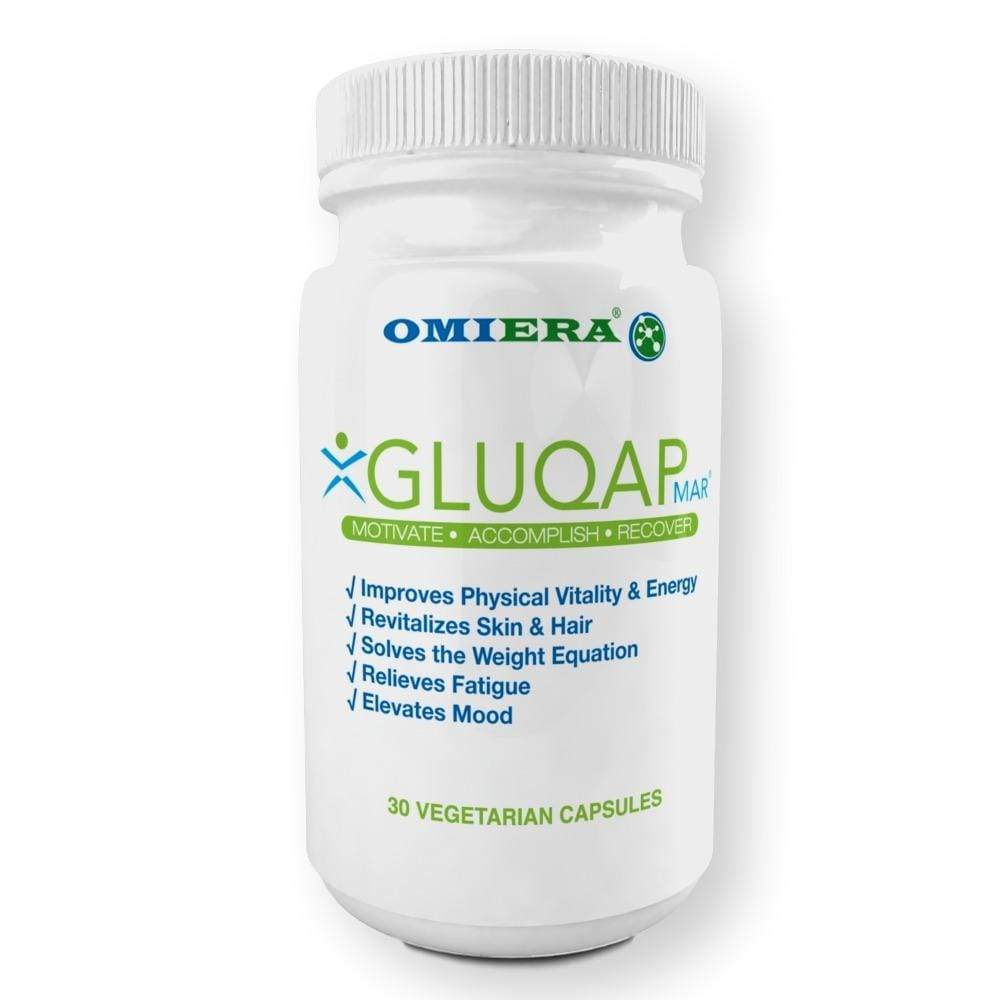 OMIERA LABS 30 capsules Omiera Labs Gluqap Anti-Aging Super Antioxidant Glutathione Supplement to Help Support Immune, Energy, and Brain Function