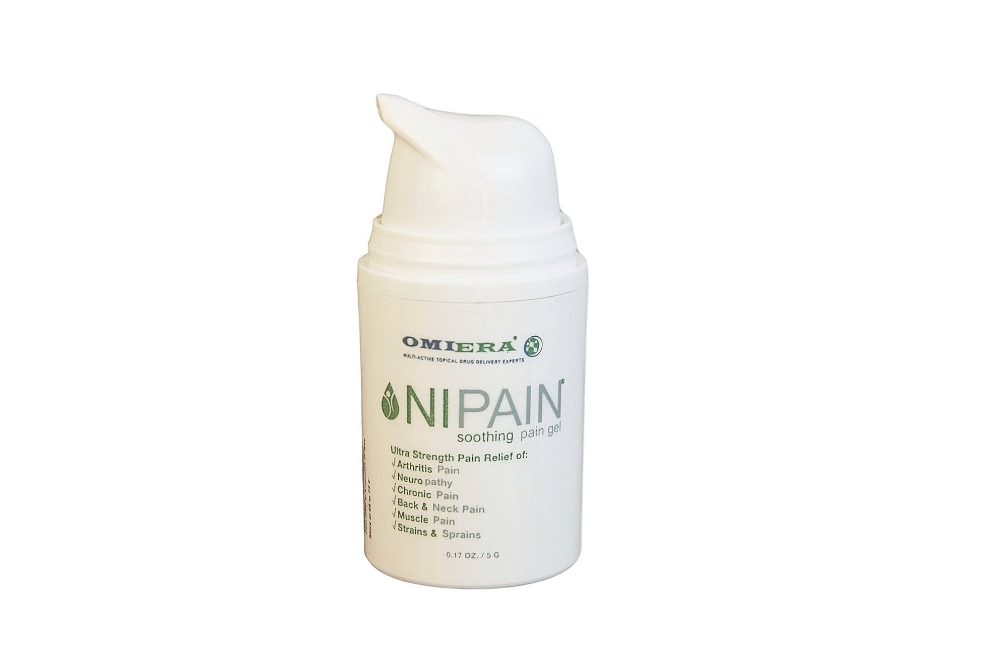 OMIERA LABS CREAM 5 g Omiera Labs Nipain Fast, Natural, and Odor Free, Pain Relief Cream